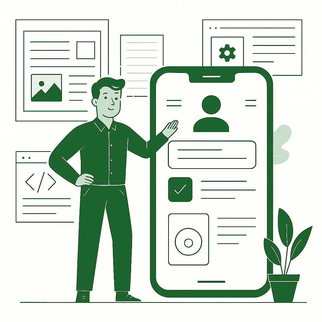 UX UI Illustration